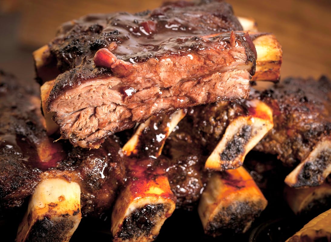 Gegrillte BBQ Short Ribs aus dem Ofen